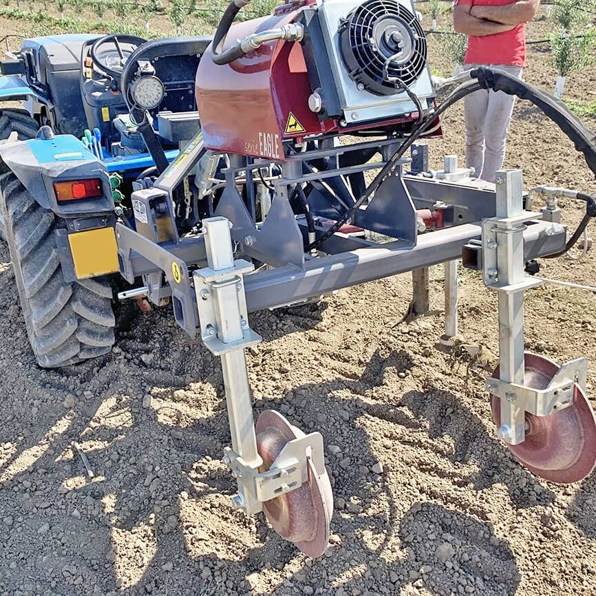 telaio interfilare portattrezzi posteriore singolo